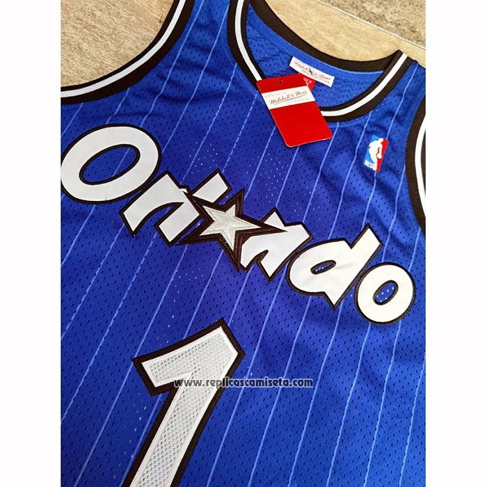 Camiseta Orlando Magic Tracy McGrady #1 Mitchell & Ness 2003-04 Azul